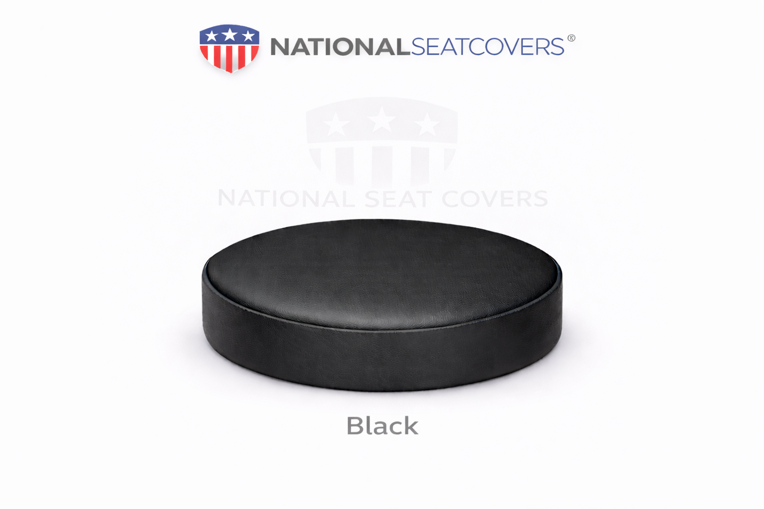 Round Bar Stool Seat Cover Staple-On Heavy Duty Vinyl Restaurant Office Medical