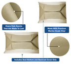 Club Car Pre-2000 DS Golf Cart Front Replacement Seat Cover Set Made with Marine Grade Vinyl - Staple On Installation