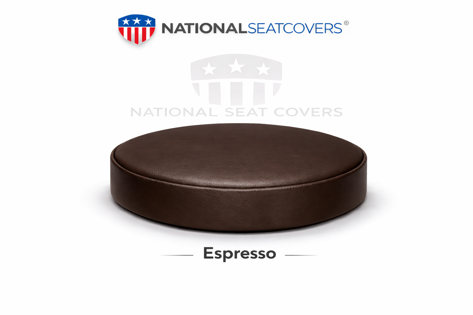 Round Bar Stool Seat Cover Staple-On Heavy Duty Vinyl Restaurant Office Medical