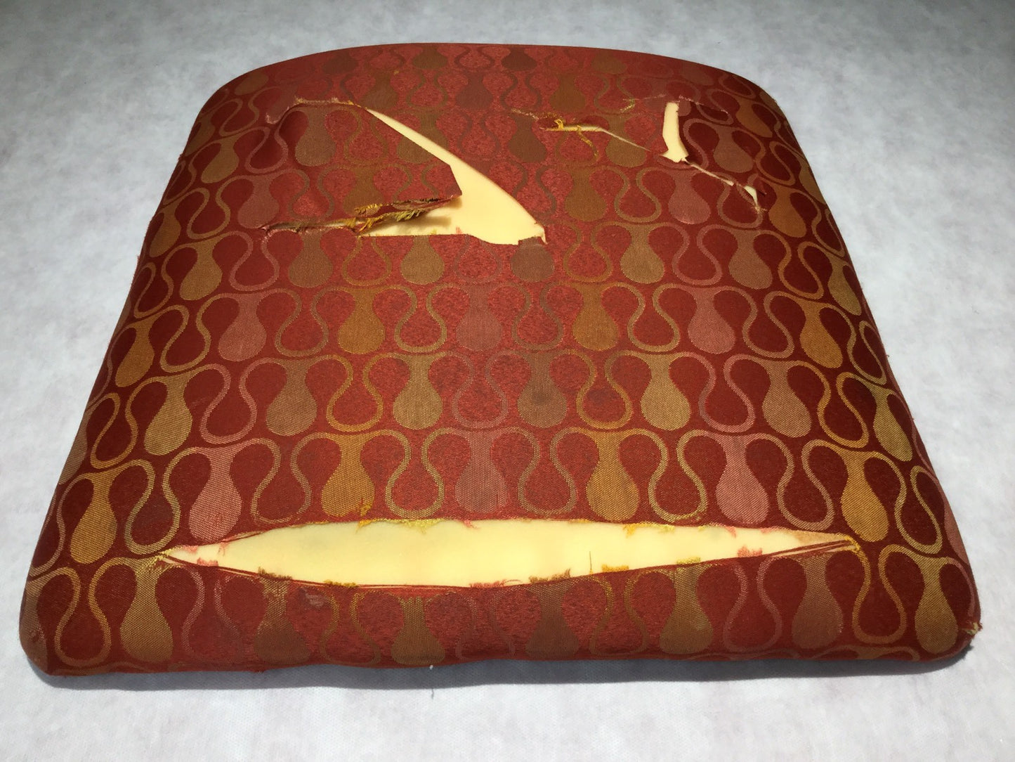 Commercial Heavy Duty Vinyl Restaurant Dining Chair Seat Cover – Pre Cut DIY Installation