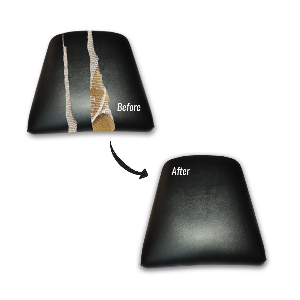 Commercial Heavy Duty Vinyl Restaurant Dining Chair Seat Cover – Pre Cut DIY Installation