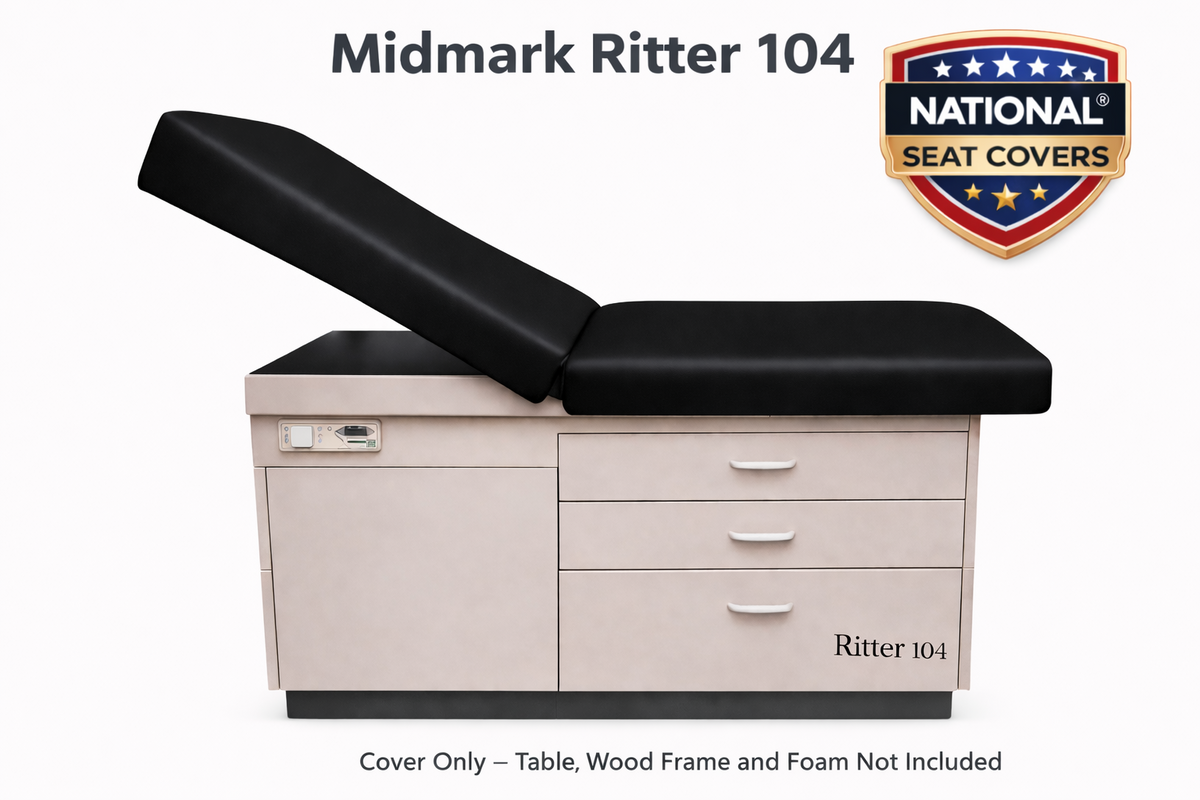 Midmark Ritter 108 Exam Table Replacement Cover – Staple-On Vinyl